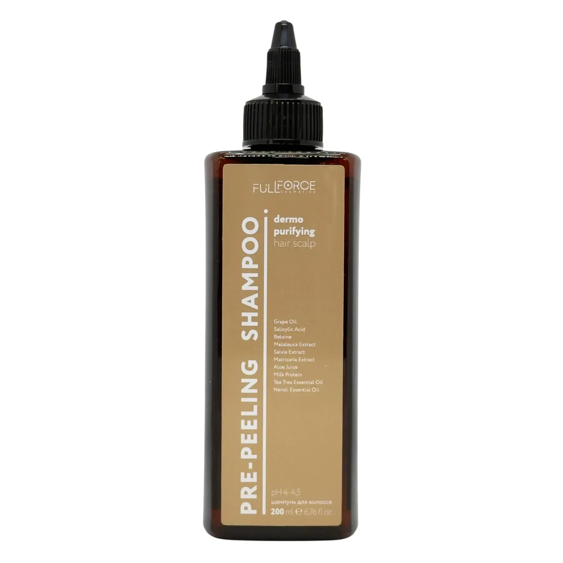 Шампунь перед пілінгом для очищення шкіри голови PRE-PEEL SHAMPOO PURIFYING HAIR SCALP, 200 ml